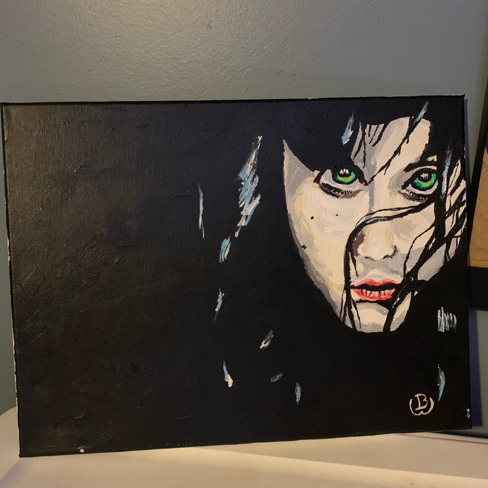 White Eyes | original acrylic on canvas